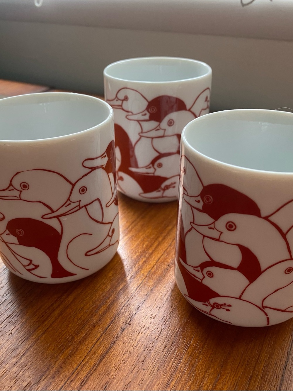 MCM Japanese Ceramic Duck Glasses